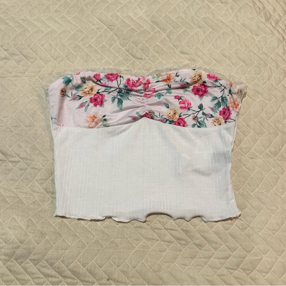 floral tube top - Picture 2 of 2